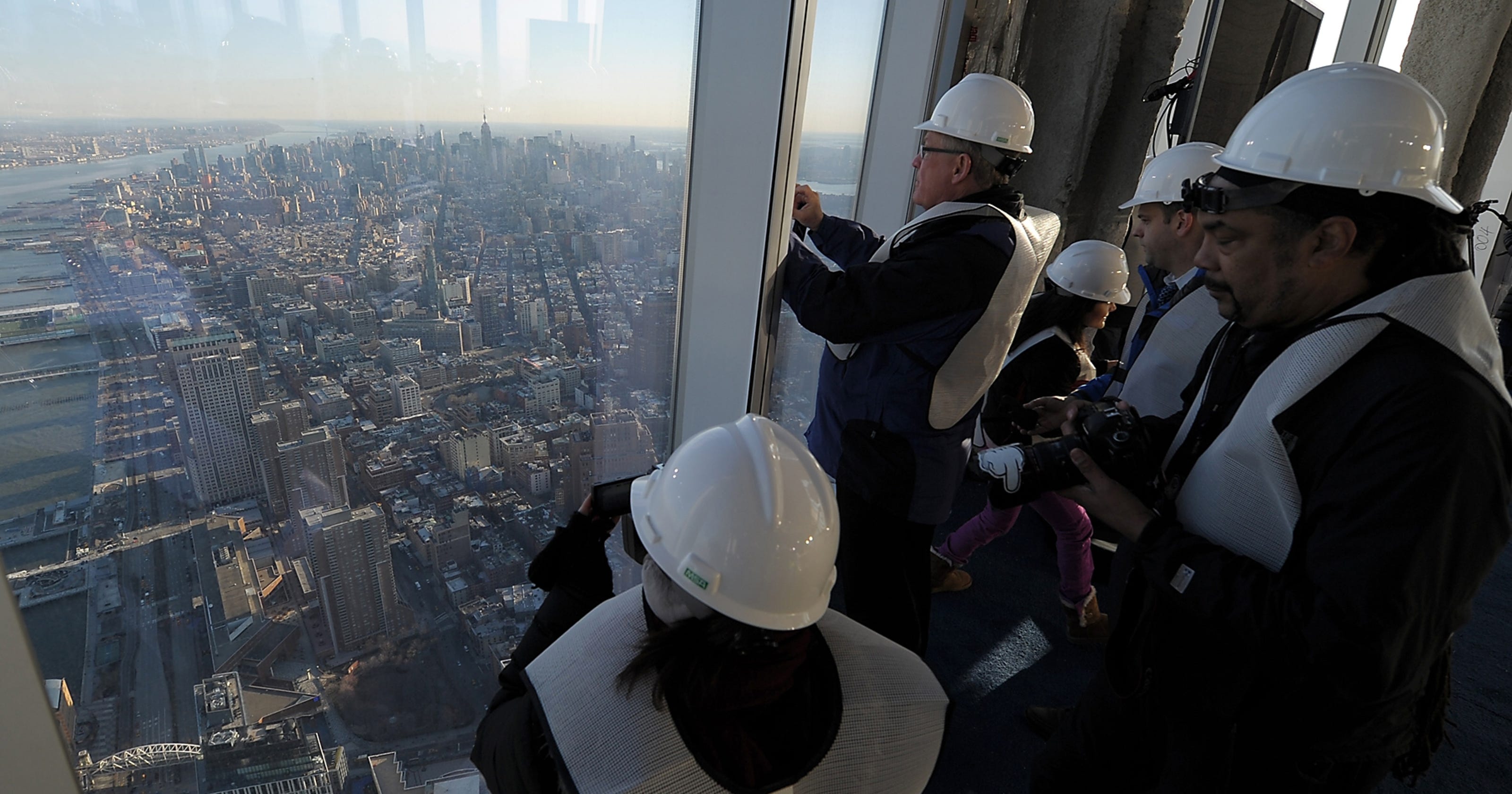 Photos of the new One World Trade Center observation deck Photos of the new One World Trade Center observation deck