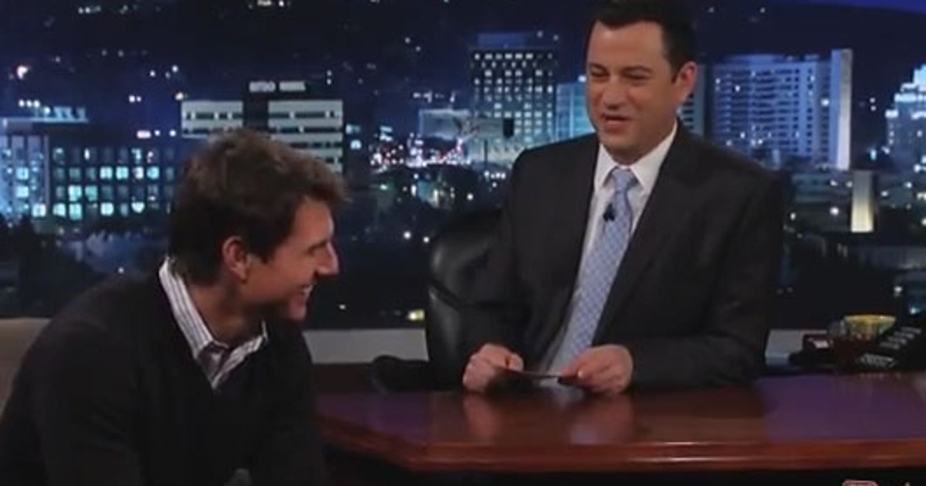 tom cruise interview with jimmy kimmel