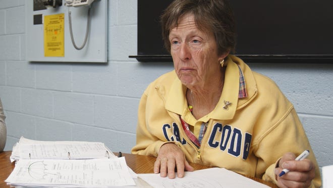 Dory Brinker, 69, is a student enrolled in human services alcohol and drug abuse counseling at Cape Cod Community College. Brinker heard about the 50 Plus Initiative at the college and decided to go back to school.