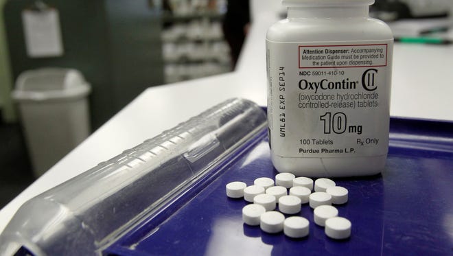 OxyContin pills at a pharmacy in Montpelier, Vt., on Feb. 19, 2013.