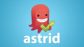 Screengrab of the Astrid app.