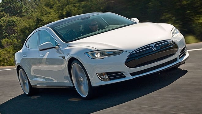 Tesla says the regular Model S can sprint from zero to 60 miles per hour in 5.4 seconds and has a top speed of 125 mph.