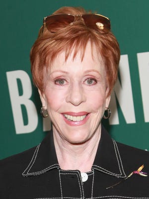 Author Carol Burnett promotes her memoir 'Carrie and Me: A Mother-Daughter Love Story' April 9 in New York.