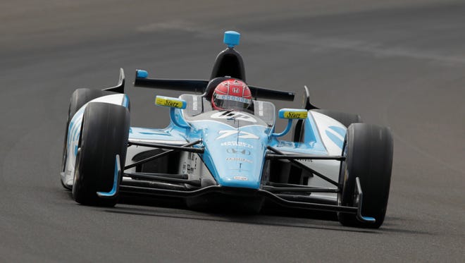 Simon Pagenaud of Schmidt Hamilton Motorsports turned the fastest lap (225.827 mph) in the final hourlong practice for the Indianapolis 500.