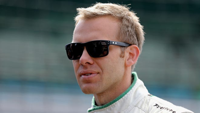 IndyCar driver Ed Carpenter during Carb Day at the Indianapolis Motor Speedway.