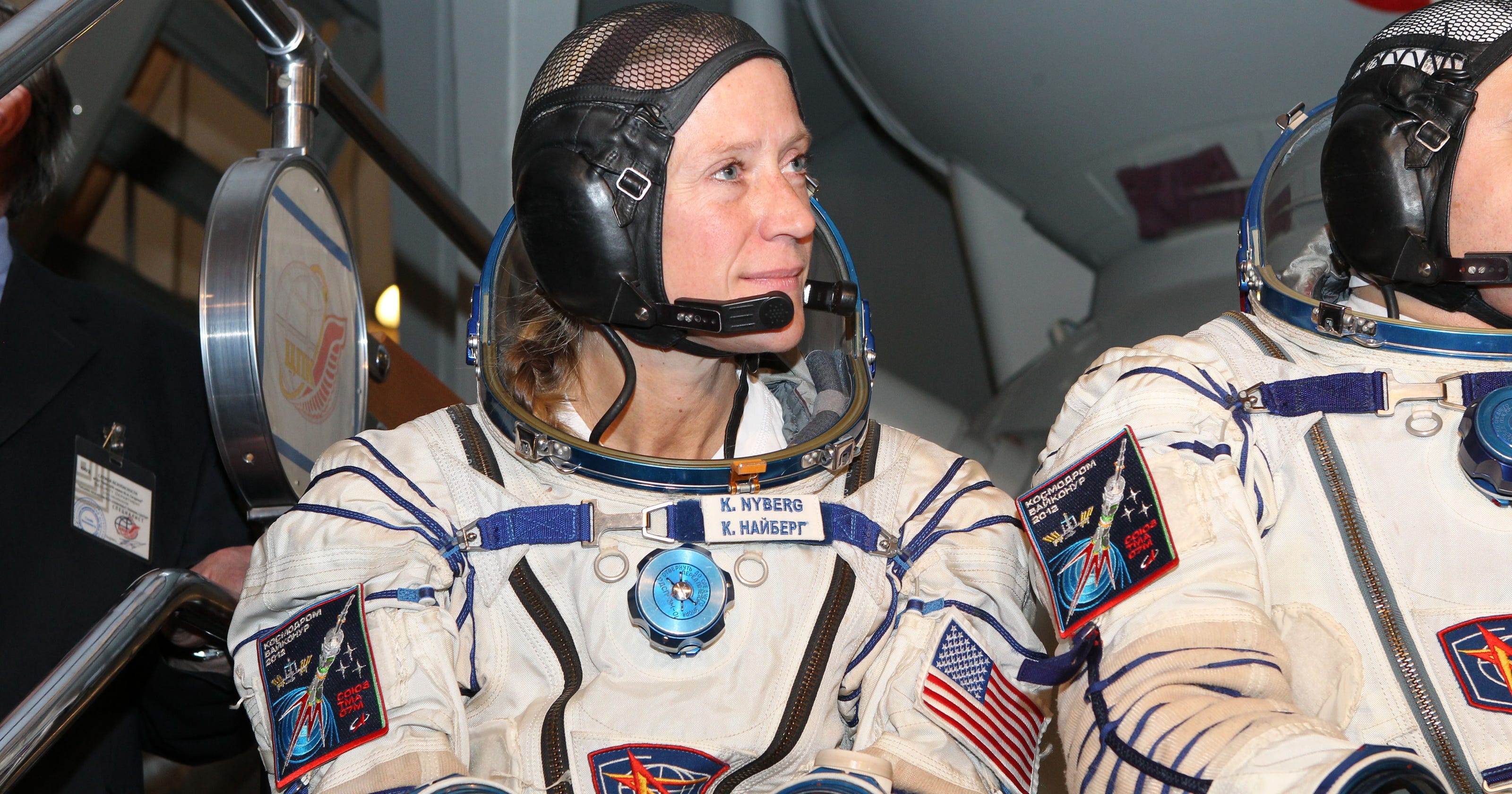 Astronaut mom's career-life balance on display