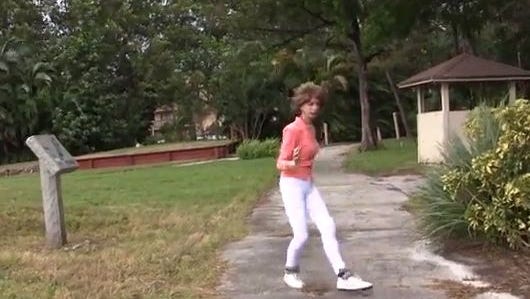 Joanna Rohrback demonstrates Prancercise in a  video posted on YouTube.