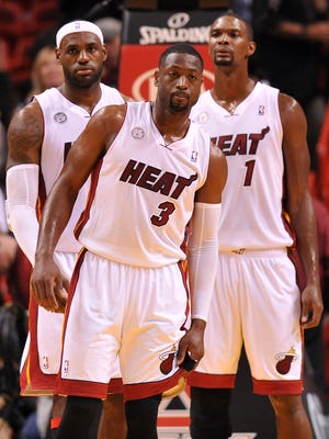 Assembling LeBron James, Dwyane Wade and Chris bosh was not easy for the Heat.