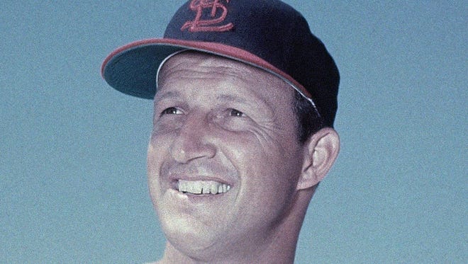 St. Louis Cardinals' Stan Musial, one of baseball's greatest hitters and a Hall of Famer with the team for more than two decades, died  January 19, he was 92.