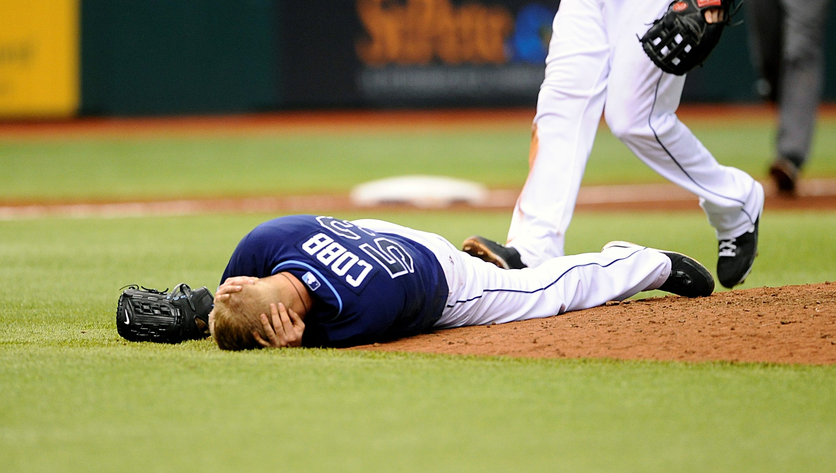 baseball hit in head