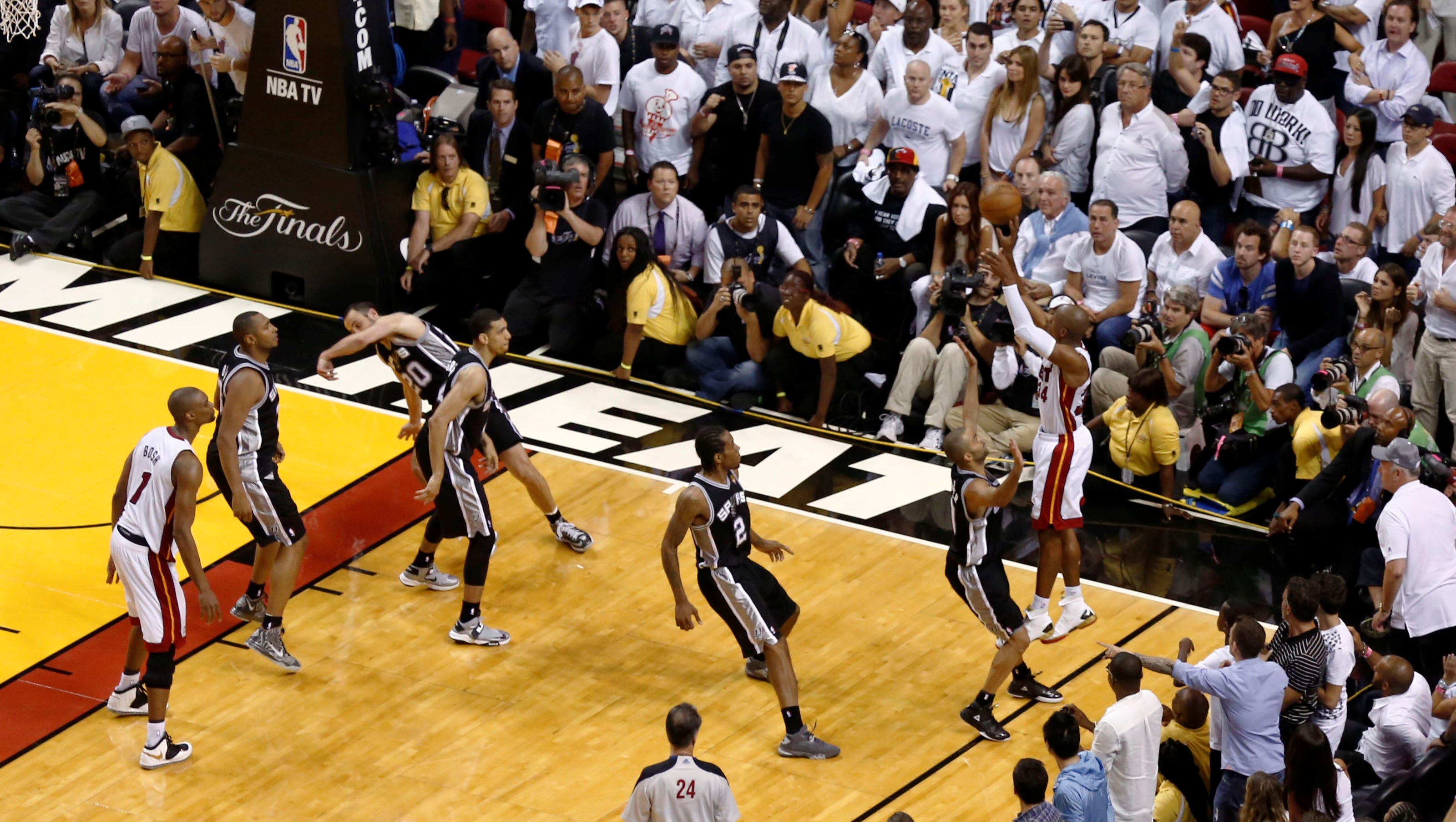 Ray Allen hits one of biggest shots of career for Heat
