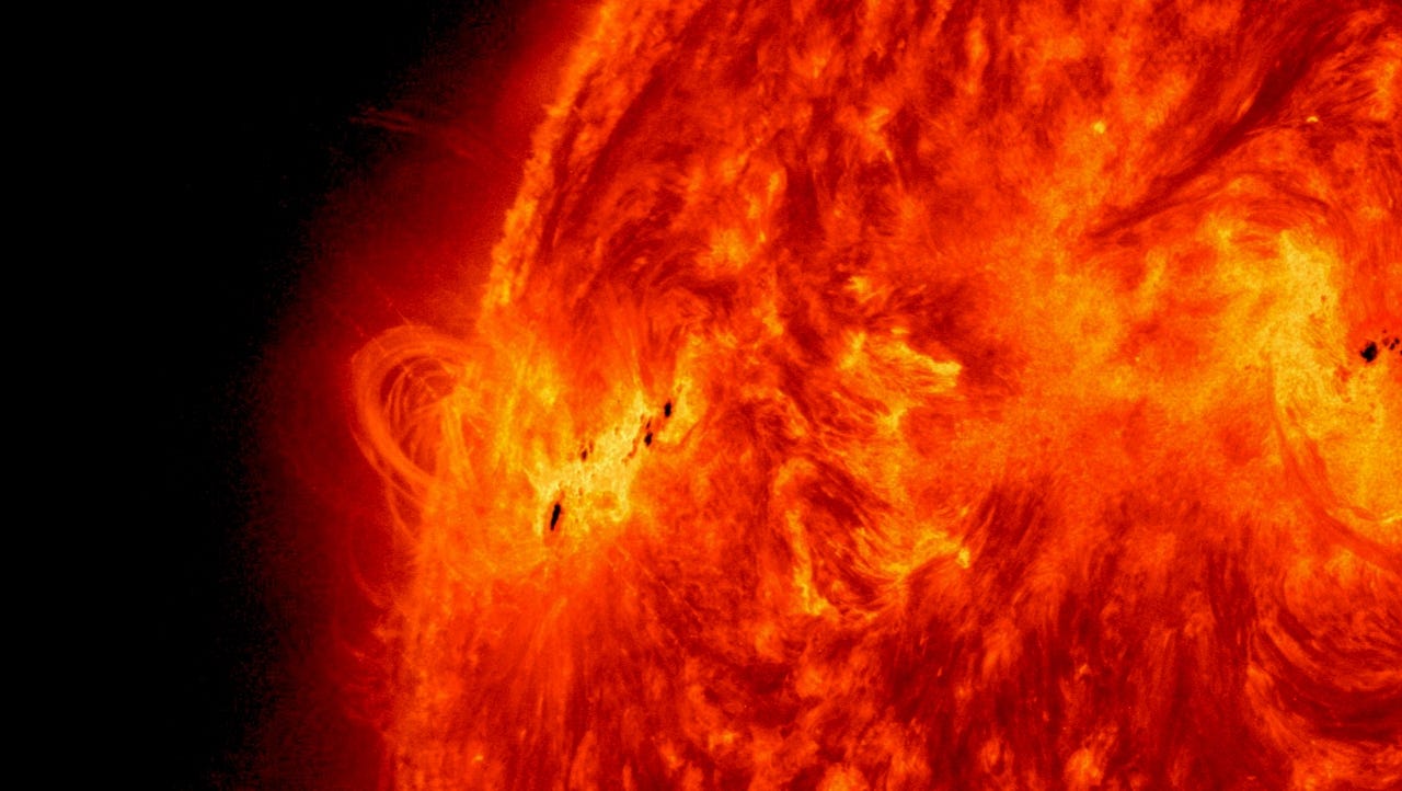 Solar Flare Poses Huge Threat Column