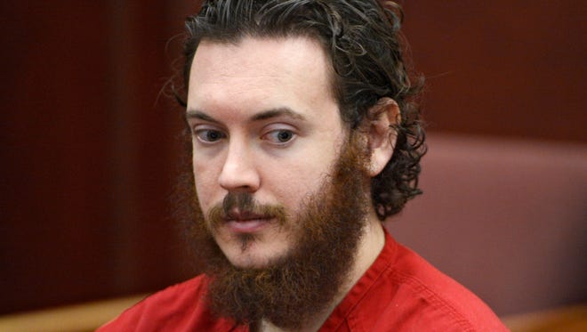 Aurora theater shooting suspect James Holmes in court in Centennial, Colo.