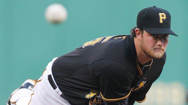 Gerrit Cole went six innings to improve to 4-0.