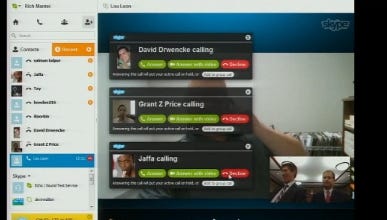 Skype users bombarded a witness during the George Zimmerman trial.
