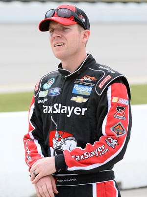 Regan Smith leads the Nationwide Series point standings.