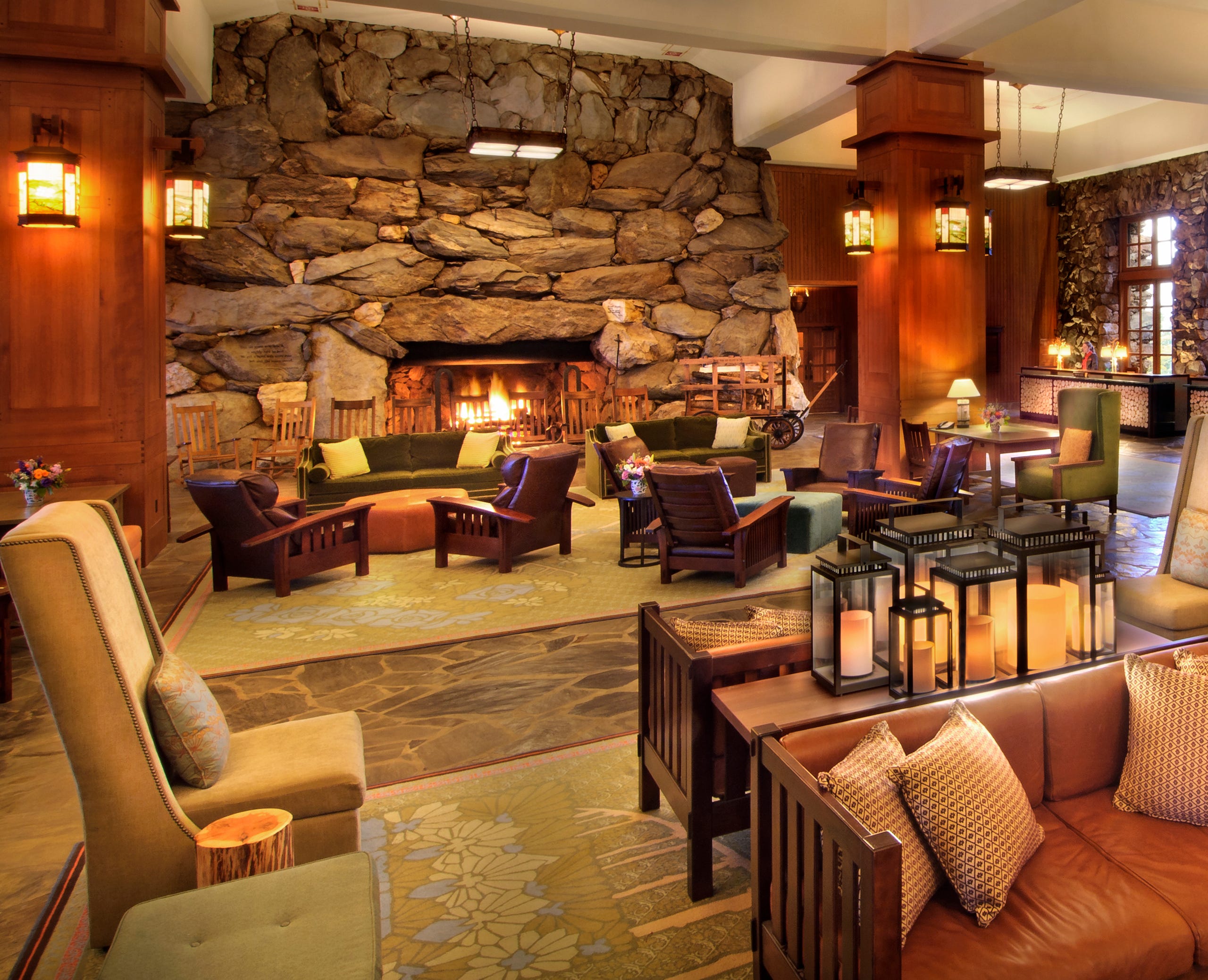 Warm Up At A Cozy Hotel Fireplace