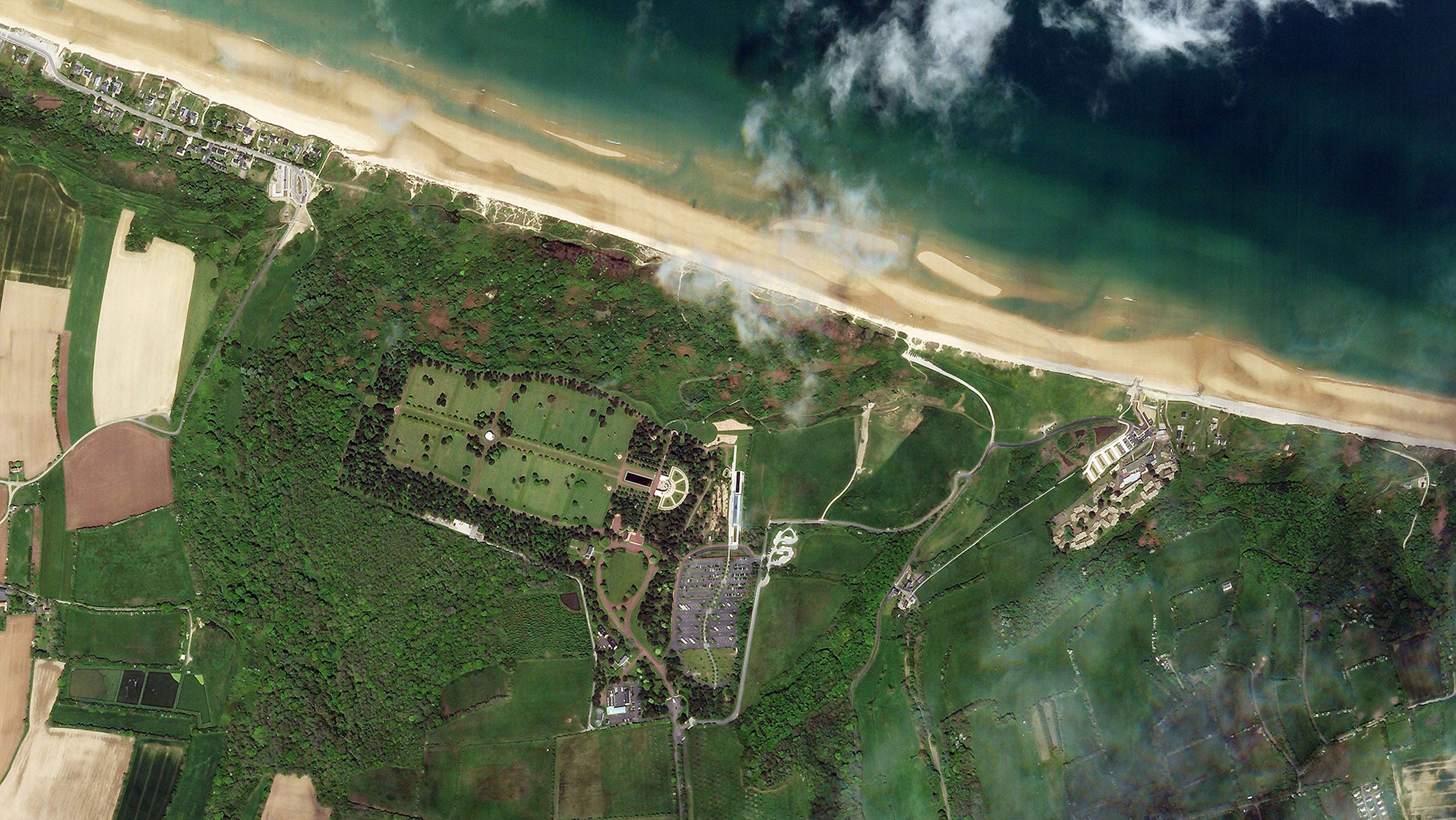 D Day Then And Now A View From Above D Day Then And Now A View From Above