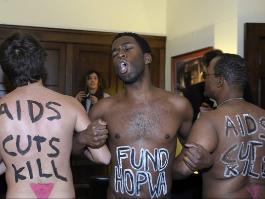 Nude AIDS Activists Arrested in Boehners Office [PHOTOS 
