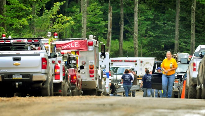A helicopter crash in a remote, wooded area of northeastern Pennsylvania claimed the lives of five people, state police said Sunday.