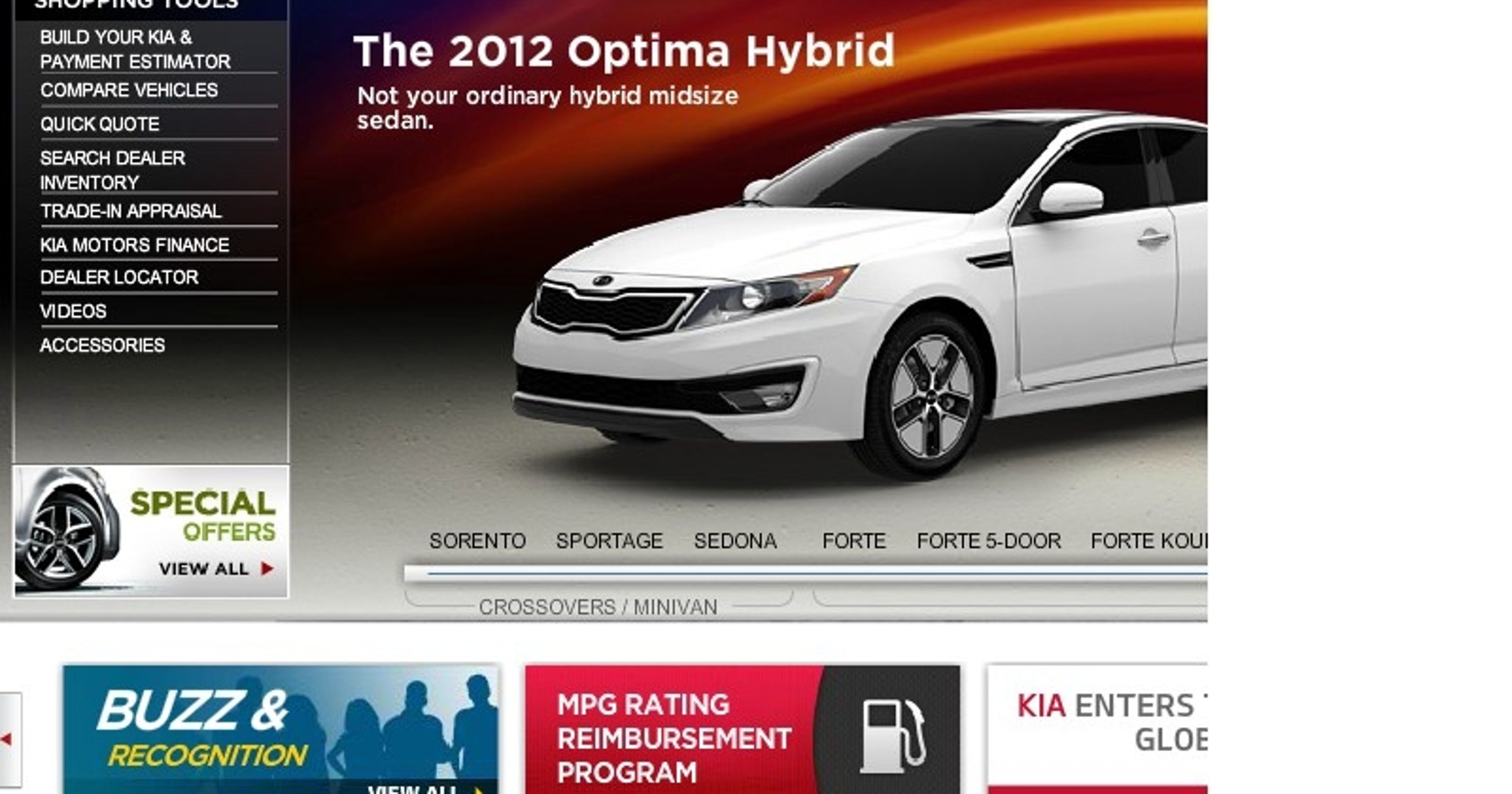 Kia Gas Mileage Rebate Website