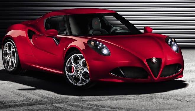 Alfa Romeo is showing off its new 4C, the car that will mark the brand's return to the U.S.