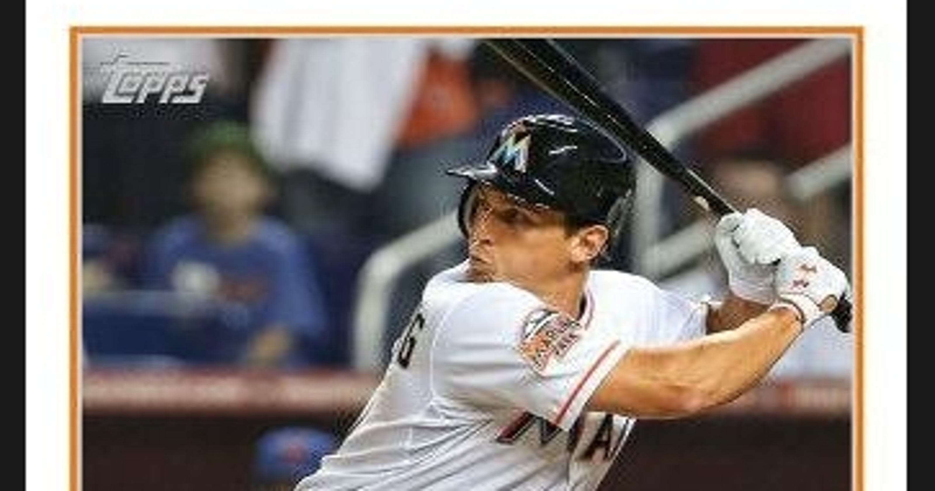 Photo Adam Greenberg gets 2013 Topps baseball card(02)