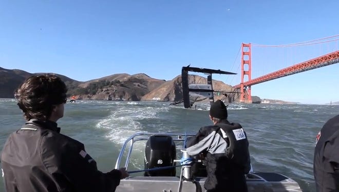 Oracle's $10 million America's Cup boat capsizes in San Francisco Bay ...