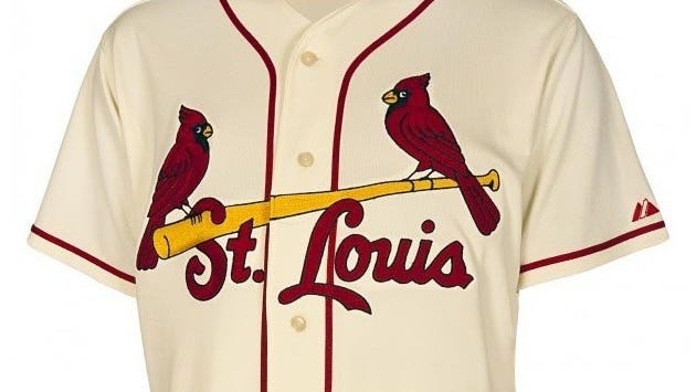 st louis cardinals road uniforms