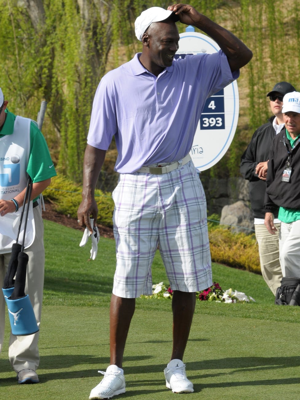 Michael Jordan's golf course fashion 