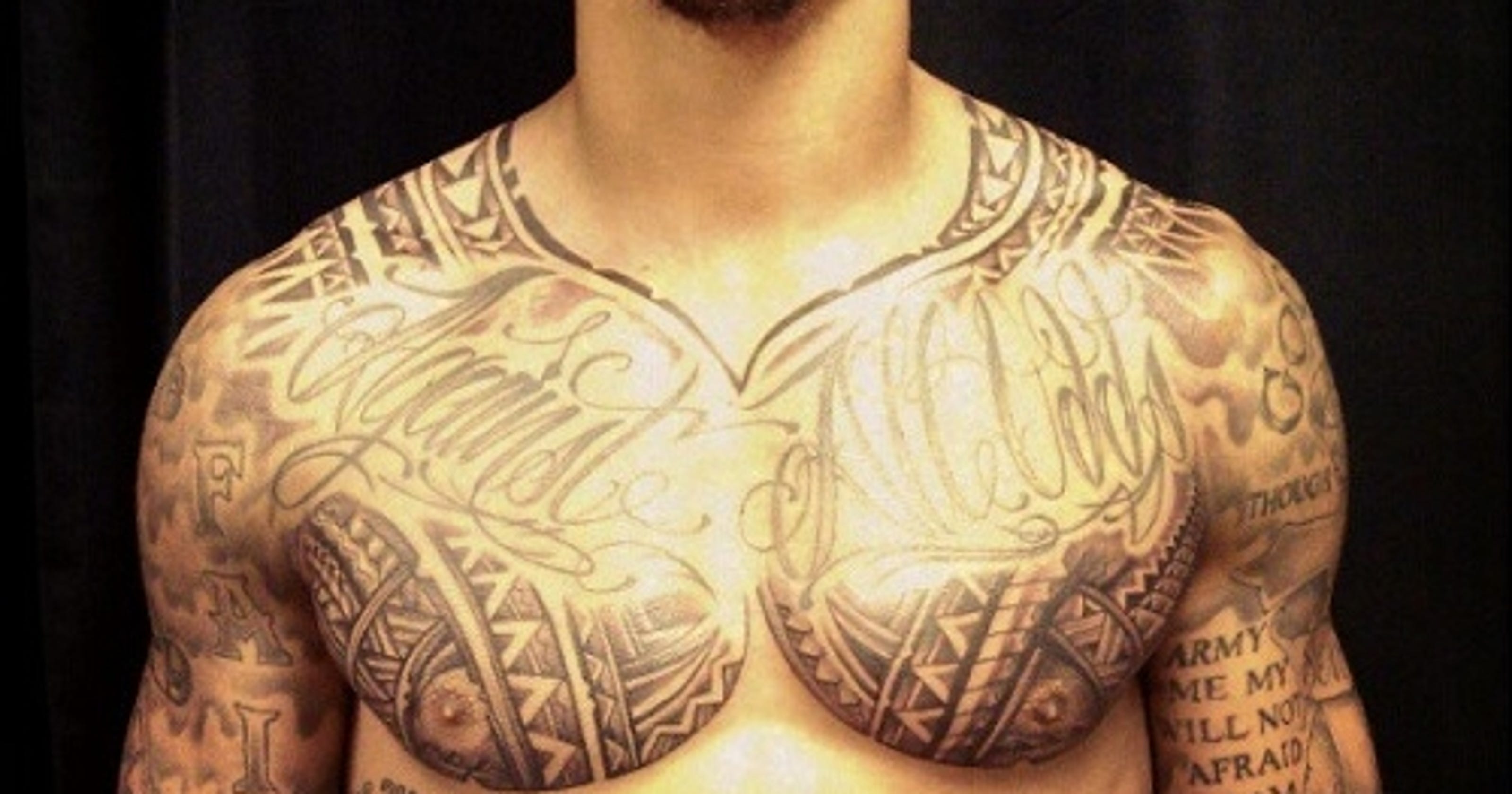 Colin Kaepernick got some new tattoos after Super Bowl