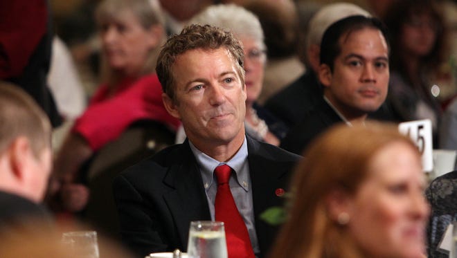 Sen. Rand Paul, R-Ky., was a featured speaker at the New Hampshire GOP's Liberty Dinner.