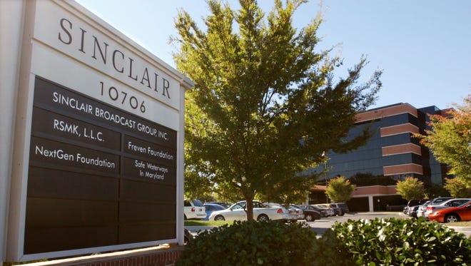 Sinclair Broadcast Group Inc.'s headquarters stands in Hunt Valley, Md. The broadcasting company has acquired Allbritton TV's stations.
