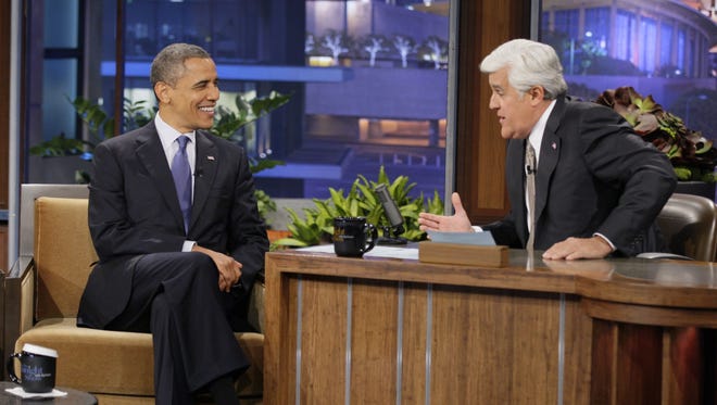 President Obama appears on 'The Tonight Show with Jay Leno' on Wednesday.