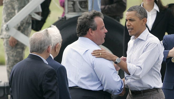 President Obama and New Jersey Gov. Chris Christie in 2011