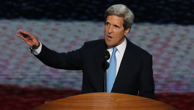Sen. John Kerry speaks in September 2012.