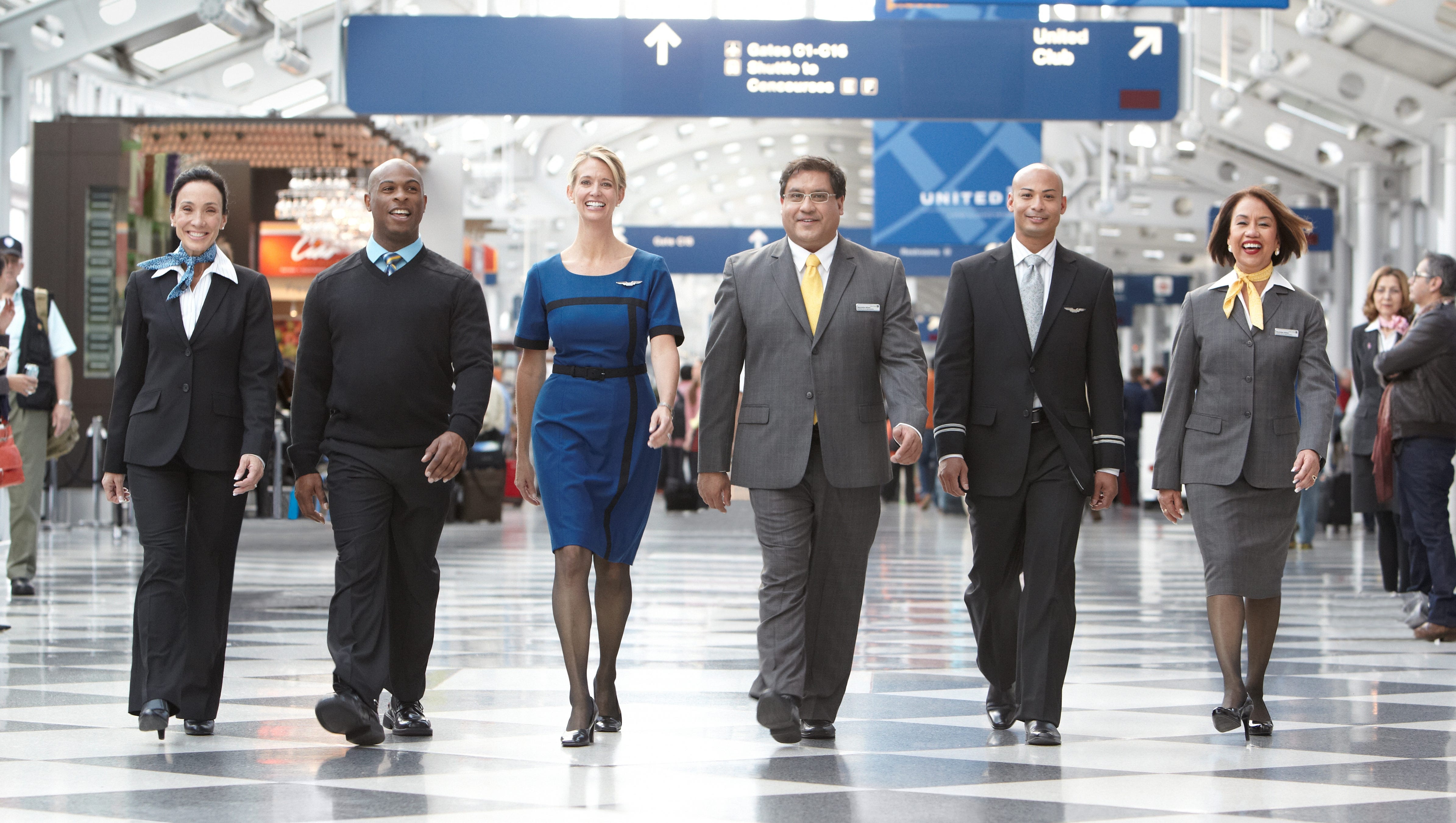 United rolls out new uniforms for attendants, others