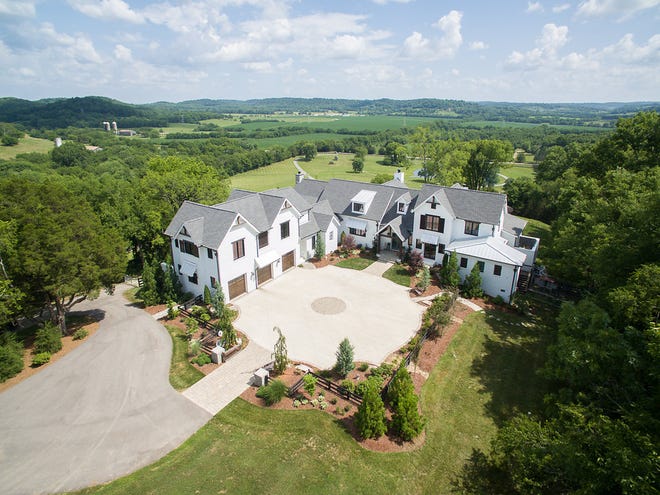 Christian music star Jeremy Camp built the house in 2016 on West Harpeth Road after buying the 20 acres of land.