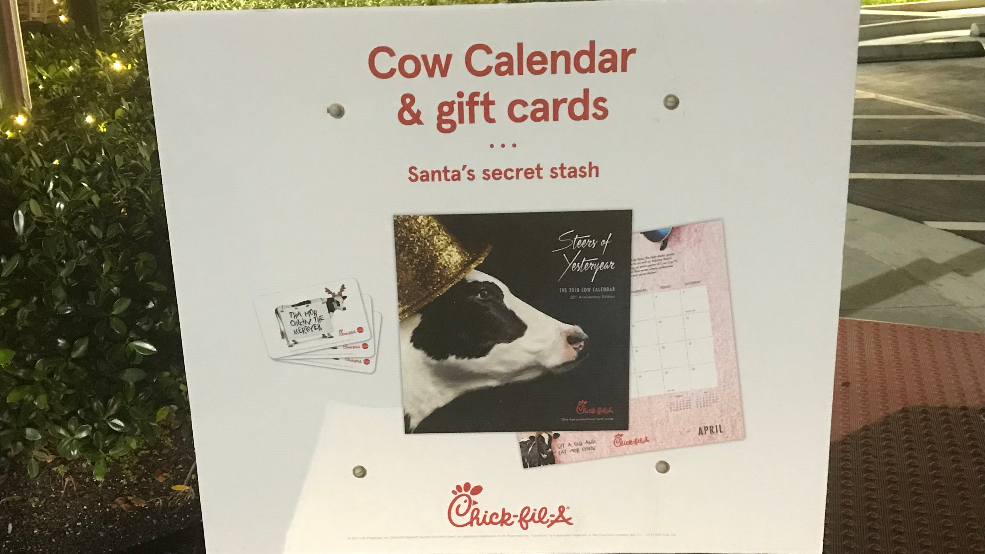 ChickfilA says it will end popular Cow Calendar at end of year