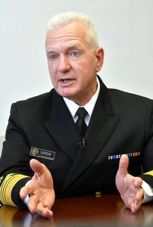 Adm. Brett Giroir, assistant secretary for health at the U.S. Department of Health and Human Services, serves as senior adviser on opioid policy. He was in Nashville on July 24, 2018, for a meeting about neonatal abstinence syndrome at Vanderbilt University Medical Center, along with first lady Melania Trump.