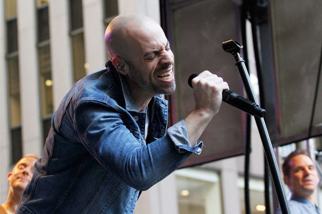 Chris Daughtry performs with Daughtry in 2014.