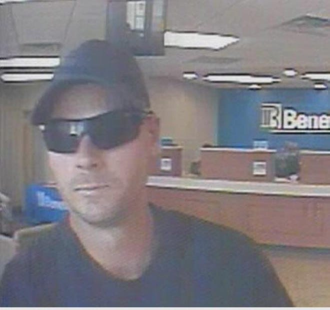 Police say this man robbed a Beneficial Bank branch in Deptford on Thursday.