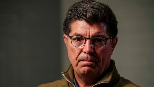 Mollie Tibbetts' father Rob Tibbetts talks about the search for the missing 20-year-old University of Iowa student during an interview Thursday, Aug. 2, 2018, in Grinnell, Iowa.