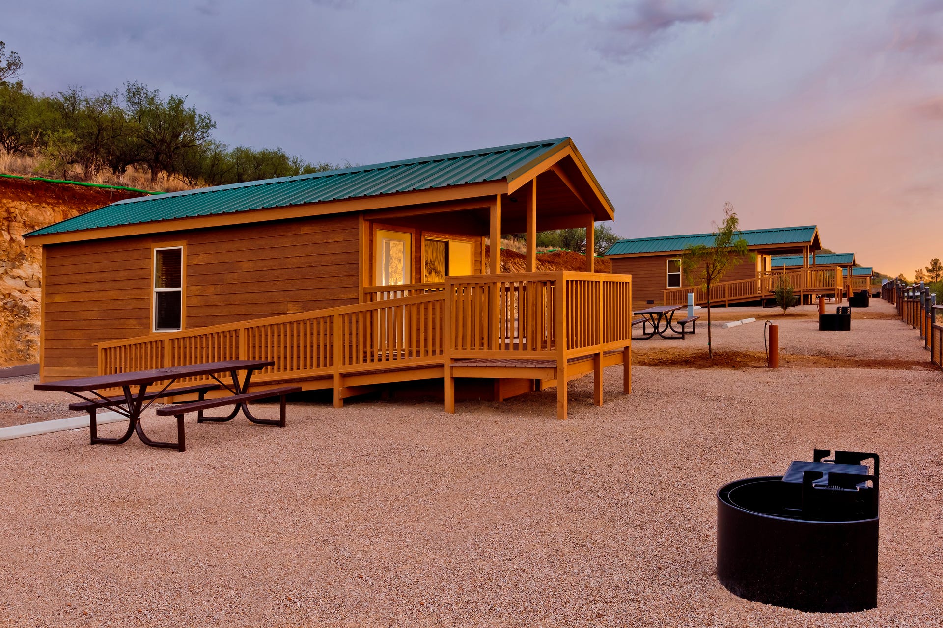 Hvordan vægt Bemærkelsesværdig 2 Arizona state parks add camping cabins