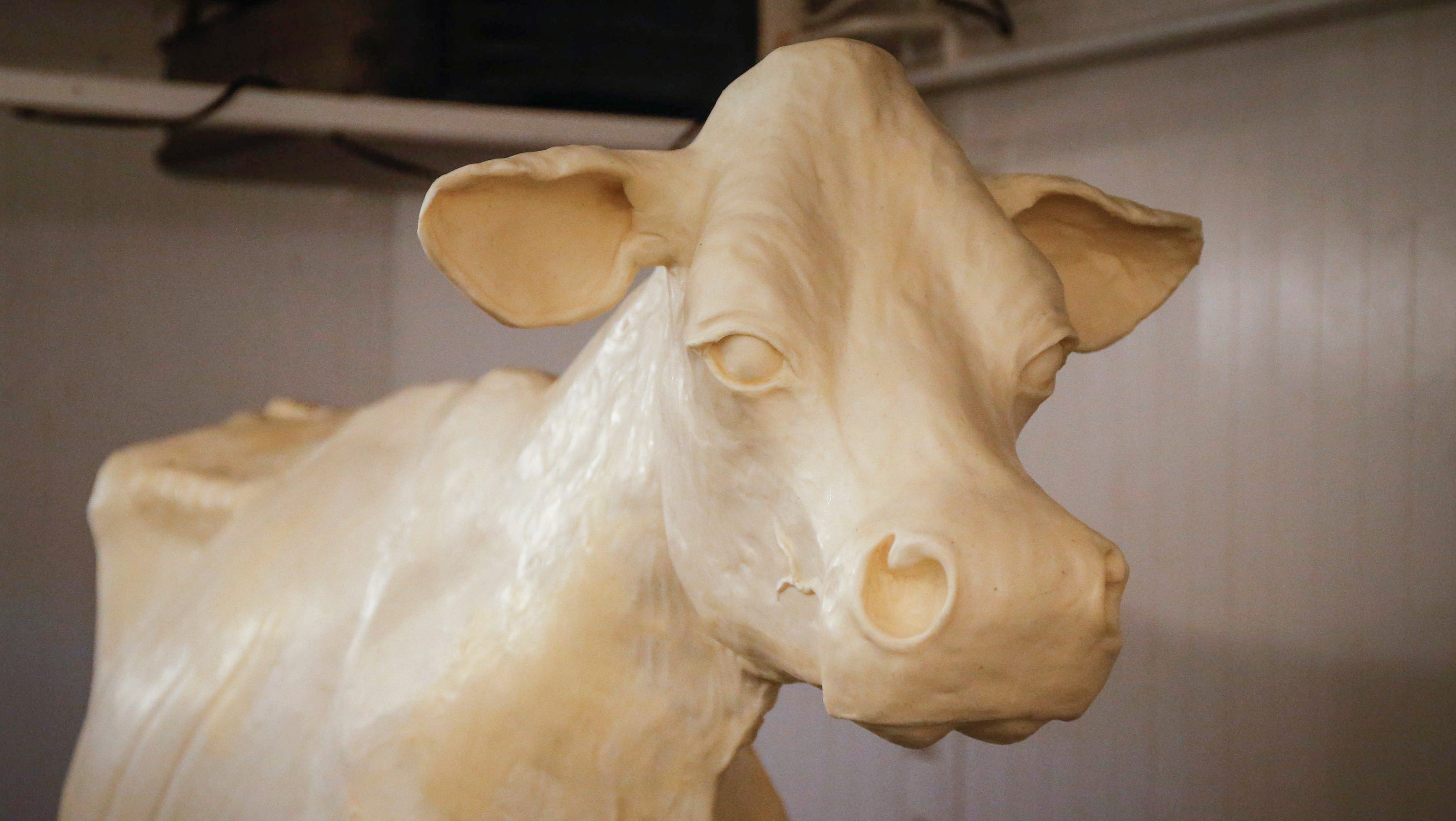 The Iowa State Fair's butter cow returns with the Giant Slide in 2021