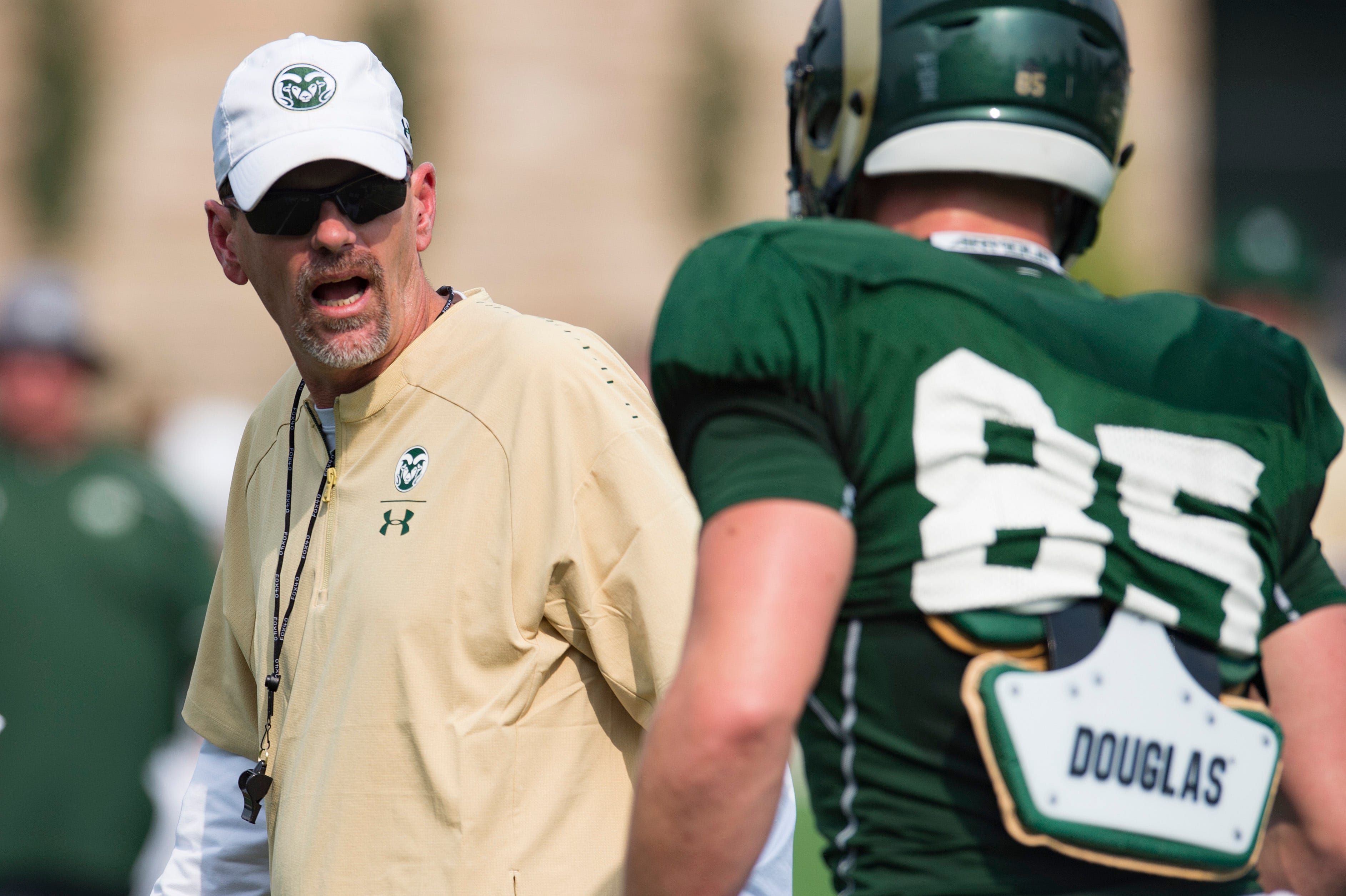 CSU football coach Mike Bob remains hospitalized, status for opener unknown