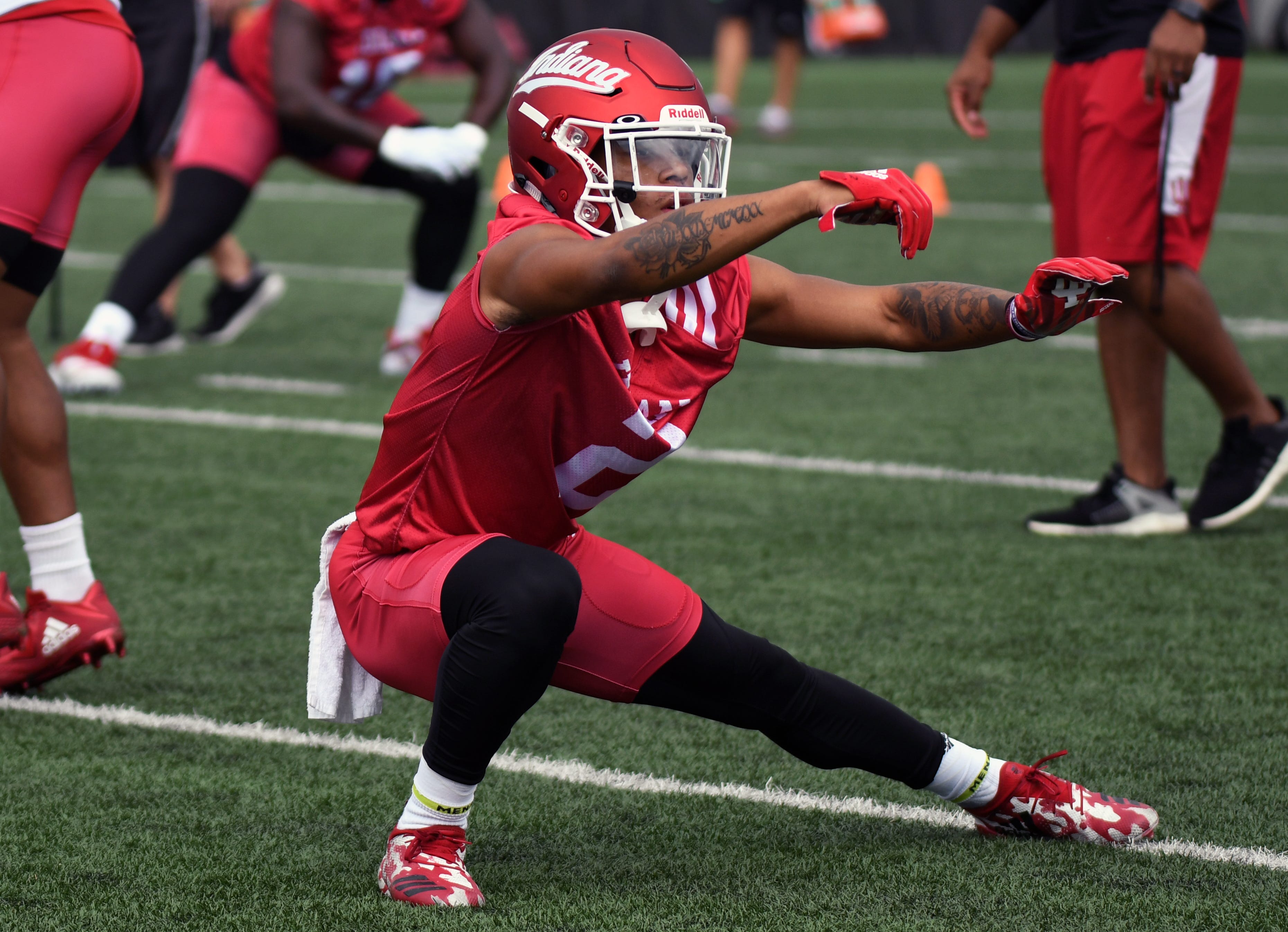 IU's Reese Taylor talks about adjusting during fall camp