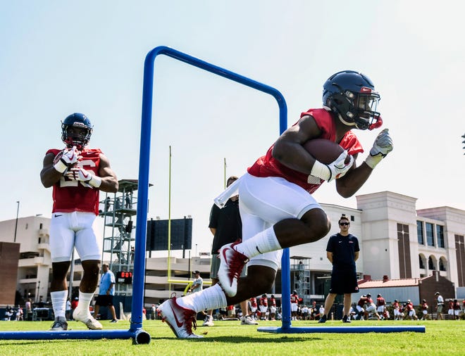 Ole Miss Football Rebels Hold First Practice Of Training Camp Ole Miss Football Rebels Hold First Practice Of Training Camp