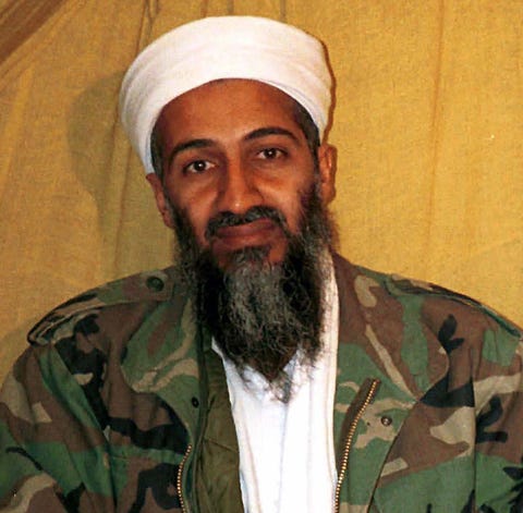 In this undated file photo Osama bin Laden is seen