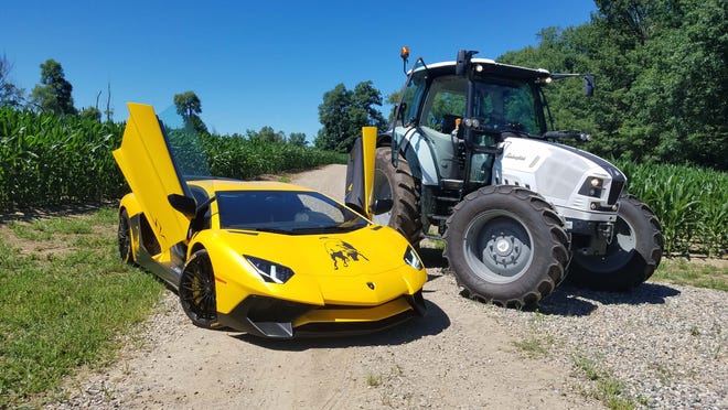 vitamin nyt år maksimere Payne: Lamborghini supercar meets Lamborghini tractor